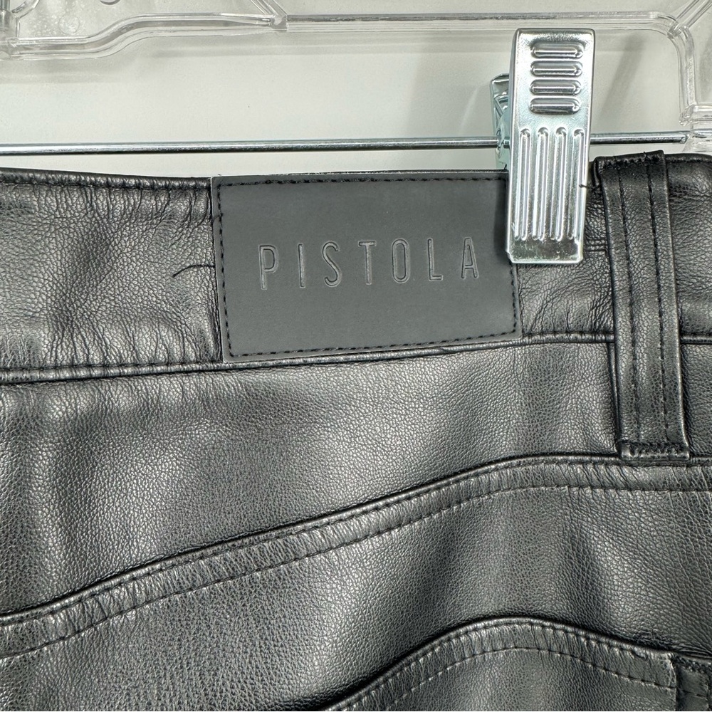 X REVOLVE PISTOLA Cassie Super High Straight Pant in Black Sz 26 $168 - Picture 6 of 11